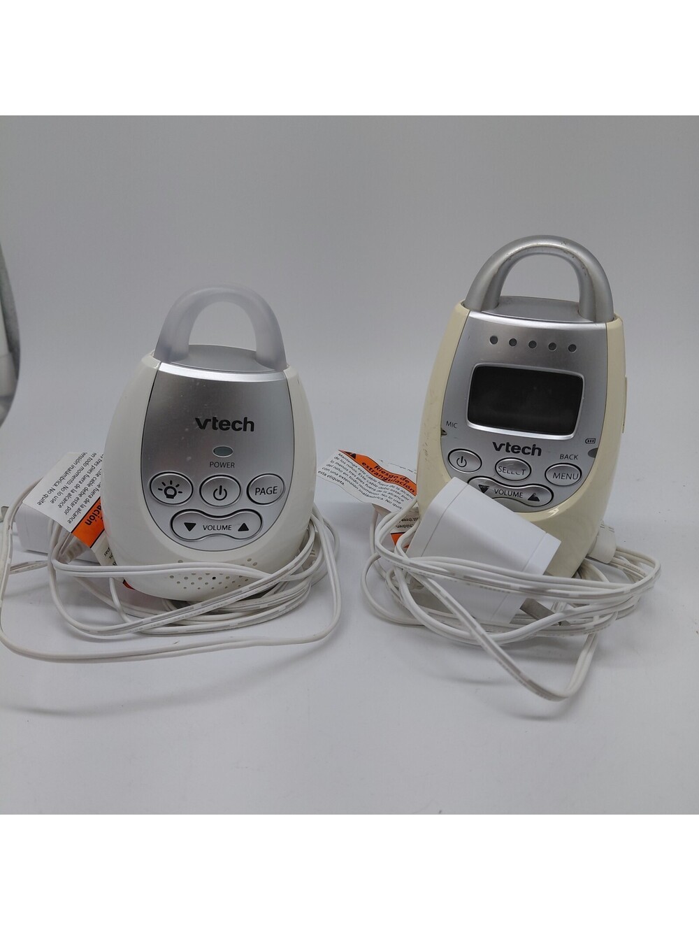 VTech DM221 Digital Audio Baby Monitor Parent Baby Units Adapters Tested Works